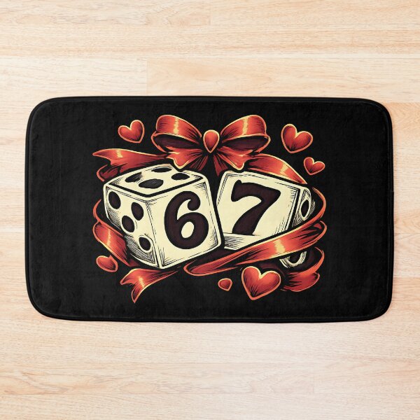 Item preview, Valentine's Day 6 7 Dice Preppy Six Seven Cherry designed and sold by ArtDesignTp.