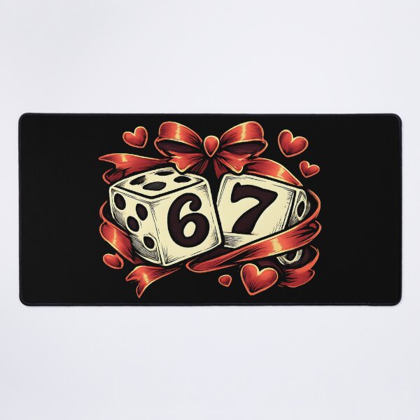 Item preview, Valentine's Day 6 7 Dice Preppy Six Seven Cherry designed and sold by ArtDesignTp.