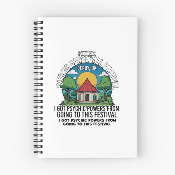 Item preview, Psychic Dancehall Festival Derby UK T-Shirt – Funny Psychic Powers Festival Shirt, Retro Pavilion Graphic Tee designed and sold by Sushikidsntod.