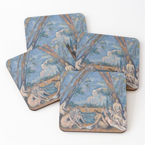 Item preview, The Large Bathers by Paul Cézanne: Post Impressionist Fine Art Print designed and sold by artofuniverse.