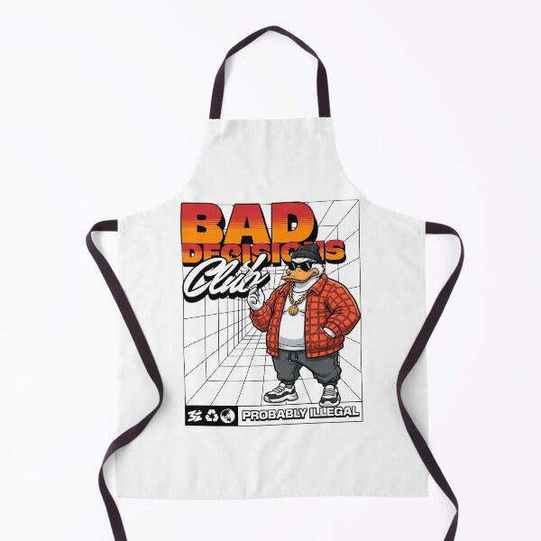 Item preview, Bad Decisions Club Streetwear Duck Illustration designed and sold by Belarte.shop.