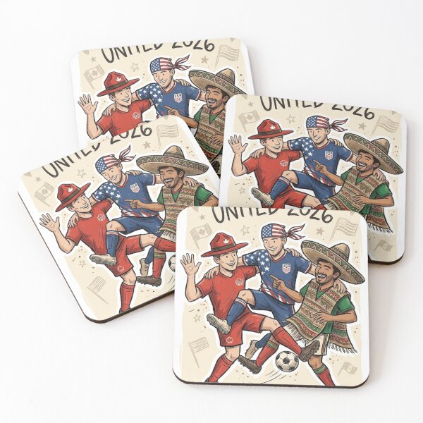 Item preview, USA Canada Mexico Football Fans designed and sold by droidtech.