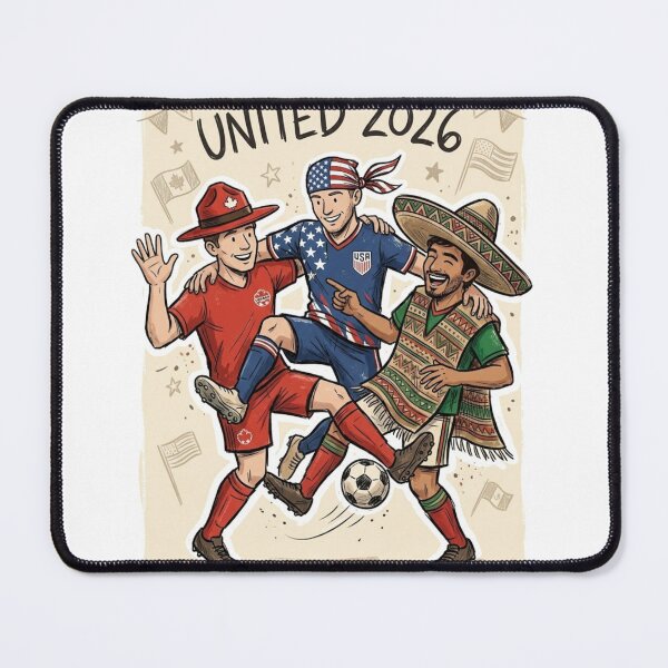 Item preview, USA Canada Mexico Football Fans designed and sold by droidtech.
