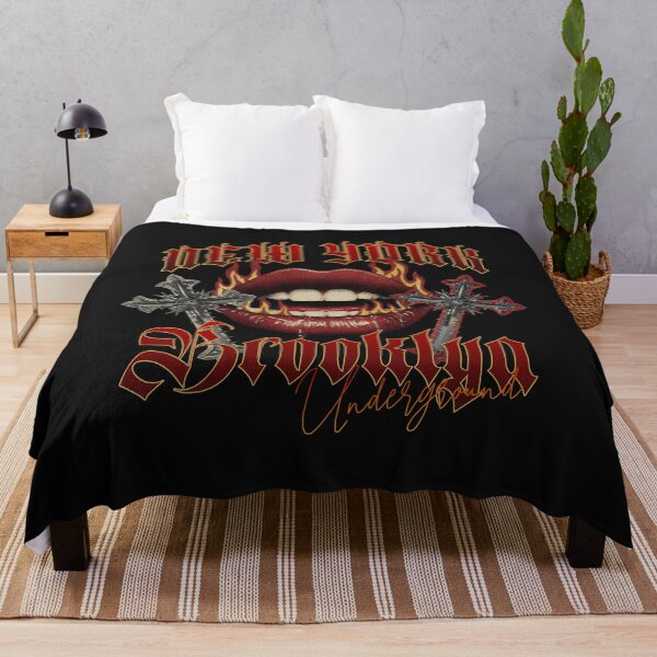Item preview, New York Underground Gothic Lips Art designed and sold by Belarte.shop.