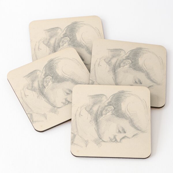 Item preview, The Artists Son by Paul Cézanne: Minimal Graphite Portrait Study designed and sold by artofuniverse.