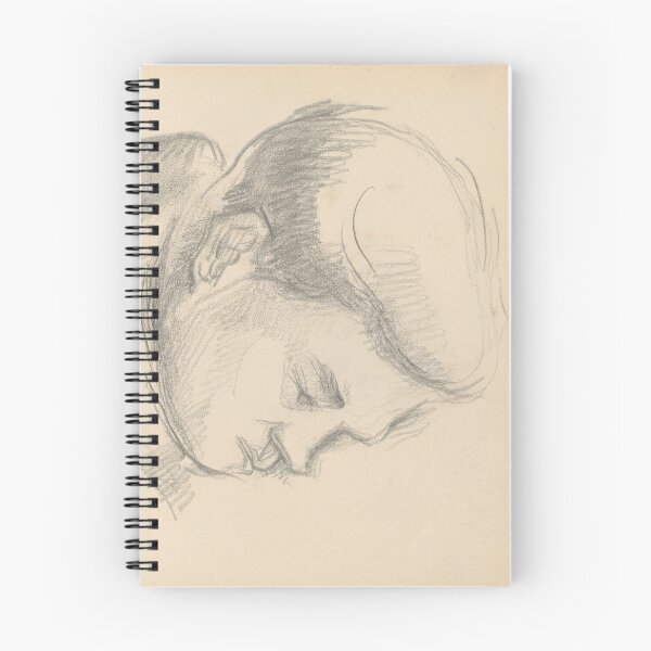Item preview, The Artists Son by Paul Cézanne: Minimal Graphite Portrait Study designed and sold by artofuniverse.