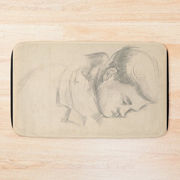 Item preview, The Artists Son by Paul Cézanne: Minimal Graphite Portrait Study designed and sold by artofuniverse.