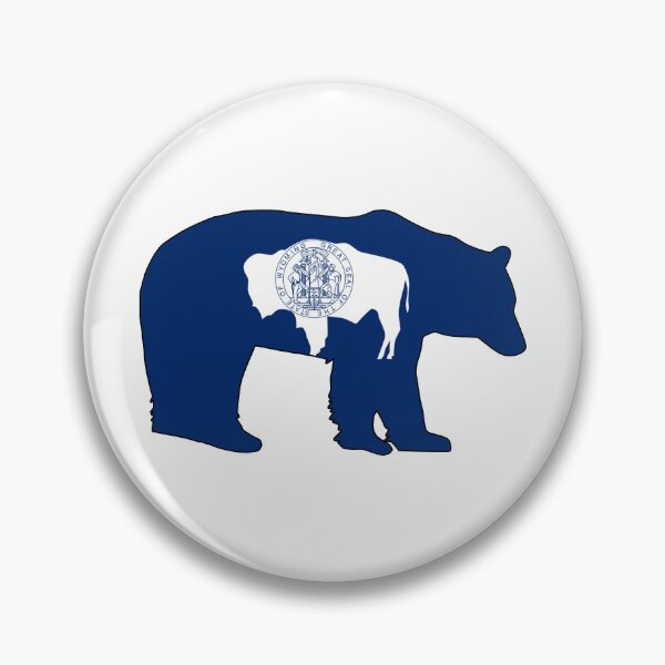 Item preview, Wyoming Flag Bear designed and sold by Esskay Designs.