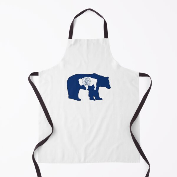 Item preview, Wyoming Flag Bear designed and sold by Esskay Designs.