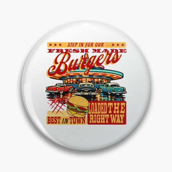 Item preview, Drive-In Diner designed and sold by Belarte.shop.