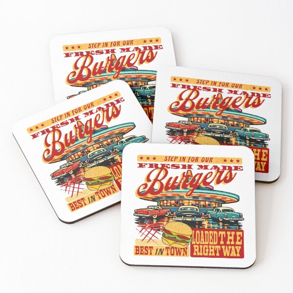 Item preview, Drive-In Diner designed and sold by Belarte.shop.