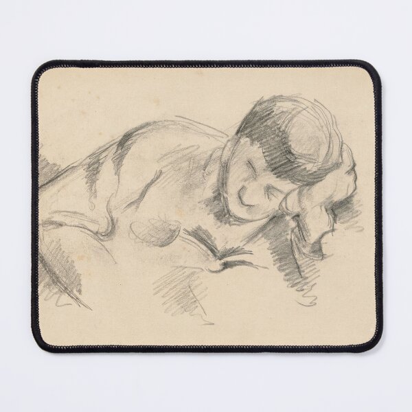 Item preview, The Artists Son Leaning on His Elbow by Paul Cézanne: Nude Figure Study Poster designed and sold by artofuniverse.