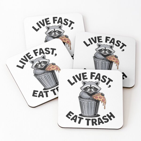 Item preview, Trash Panda Pizza Lover - Live Fast Eat Trash Introvert Aesthetic designed and sold by Mr-wow.