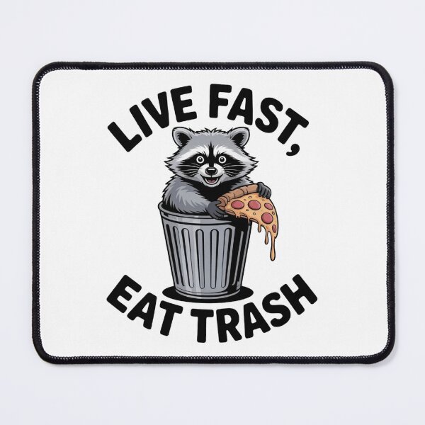 Item preview, Trash Panda Pizza Lover - Live Fast Eat Trash Introvert Aesthetic designed and sold by Mr-wow.