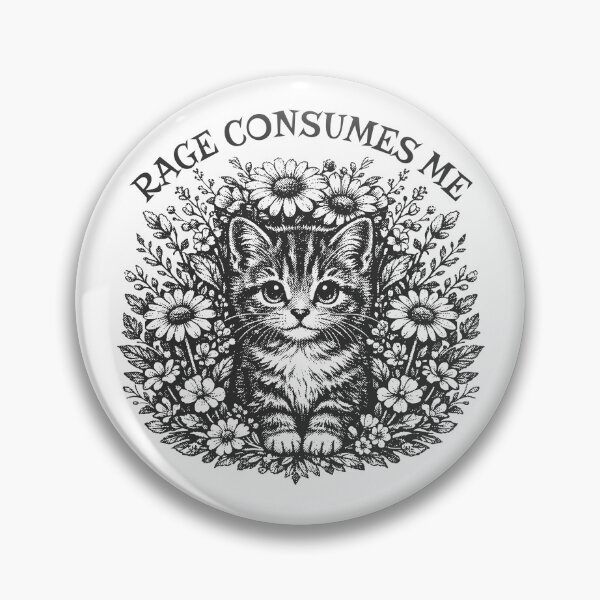 Item preview, Cute Cat Rage Consumes Me designed and sold by Belarte.shop.