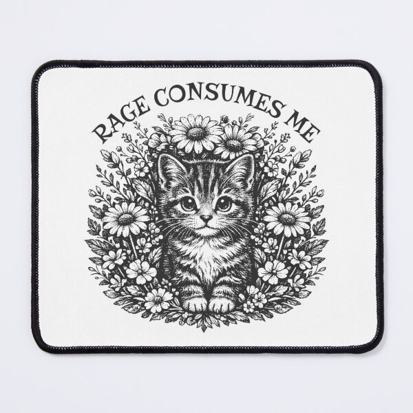 Item preview, Cute Cat Rage Consumes Me designed and sold by Belarte.shop.