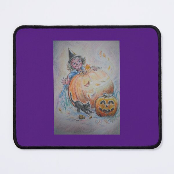Item preview, Halloween Fun - witch, cat, pumpkins, leaves. designed and sold by LittleLiz.