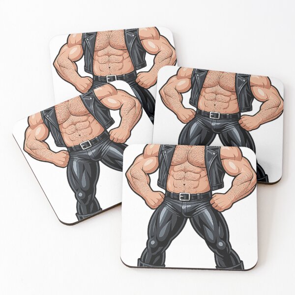 Item preview, Butch bearded leather cartoon designed and sold by MadAnt.