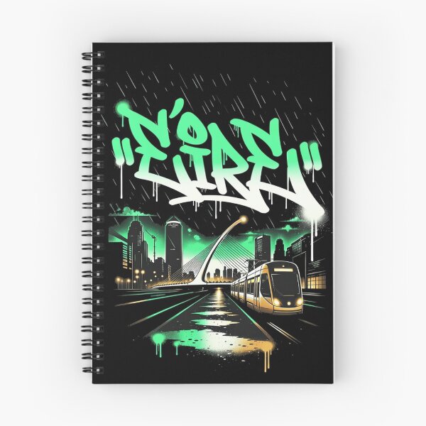 Item preview, Neon Éire Dublin Graffiti | Modern Irish Urban Street Art designed and sold by CELTIC-DESIGNS.