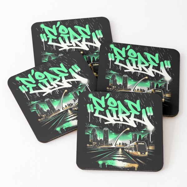 Item preview, Neon Éire Dublin Graffiti | Modern Irish Urban Street Art designed and sold by CELTIC-DESIGNS.