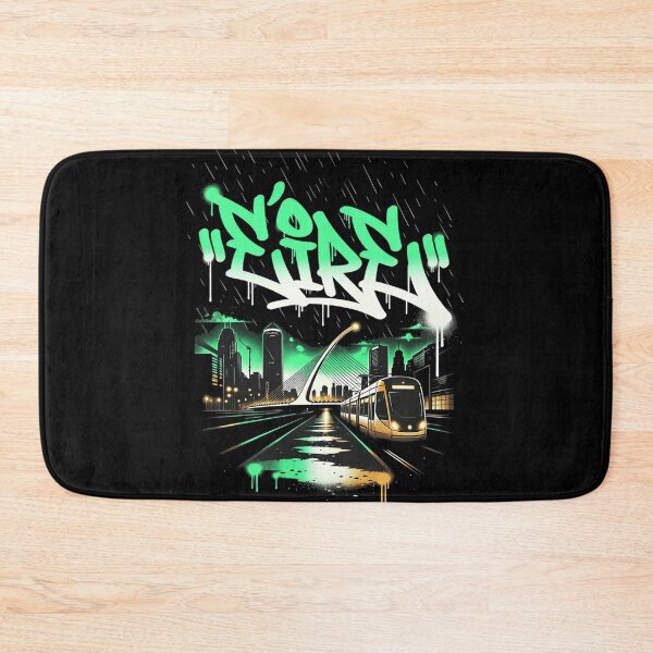 Item preview, Neon Éire Dublin Graffiti | Modern Irish Urban Street Art designed and sold by CELTIC-DESIGNS.