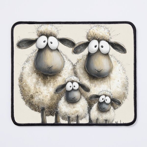 Item preview, Gorgeous Sheep ' The Wonderful Ewes’ BY SHiRLeY MacARTHuR designed and sold by Shirley MacArthur Art.