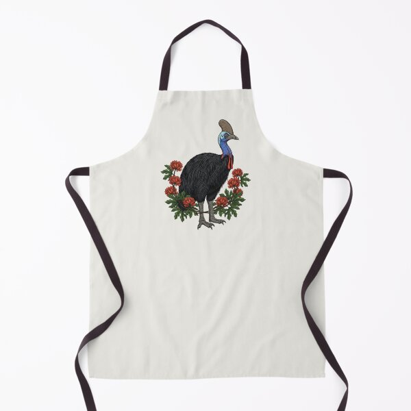 Item preview, Botanical Southern Cassowary Nature Illustration designed and sold by BirdsnStuff.