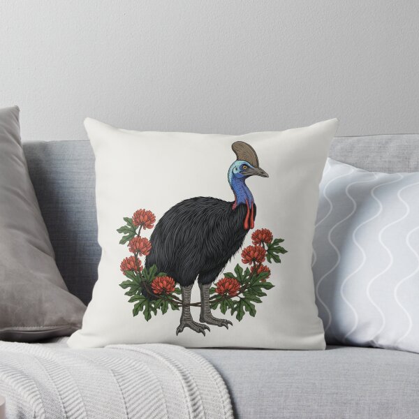 Item preview, Botanical Southern Cassowary Nature Illustration designed and sold by BirdsnStuff.