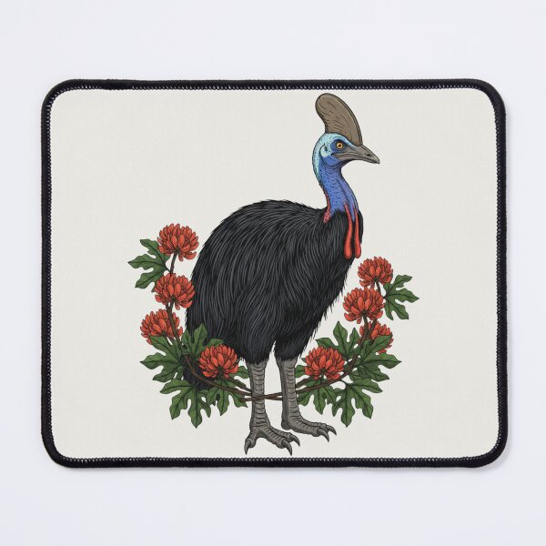 Item preview, Botanical Southern Cassowary Nature Illustration designed and sold by BirdsnStuff.