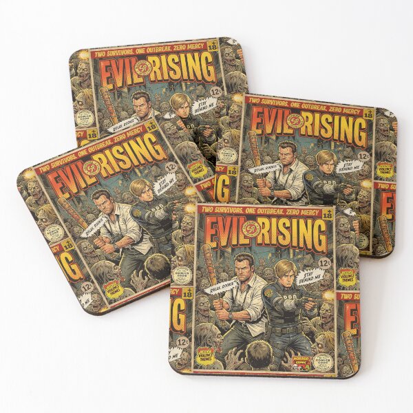 Item preview, Evil Rising Horror Gaming Vintage Comic Cover Art designed and sold by Back2Collage.