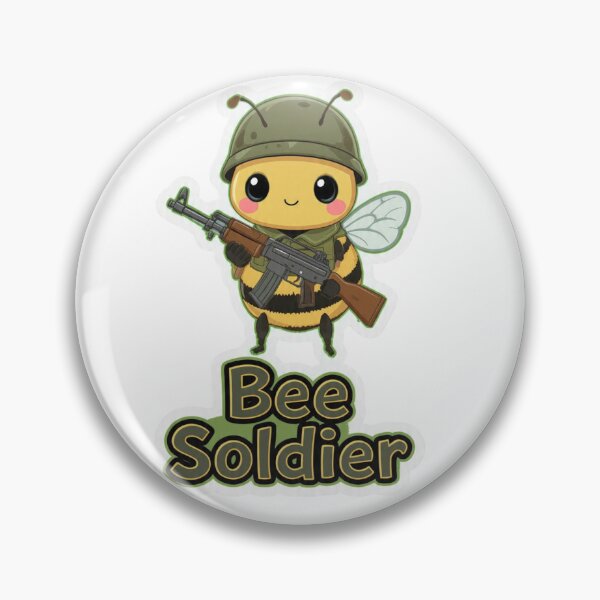 Item preview, Cute Honey Bee Soldier T-Shirt | Adorable Bumblebee Warrior Design designed and sold by Purti123.