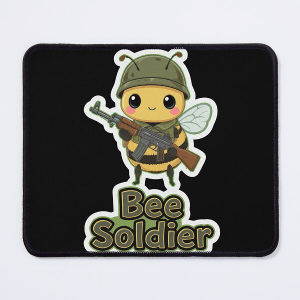 Item preview, Cute Honey Bee Soldier T-Shirt | Adorable Bumblebee Warrior Design designed and sold by Purti123.