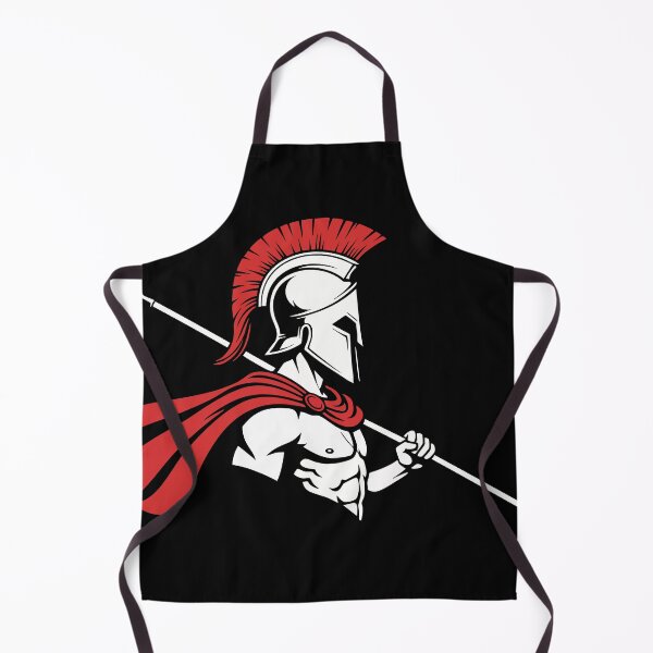 Item preview, Spartan Profile Lance Logo Mascot Warrior designed and sold by PixelStudioBe.