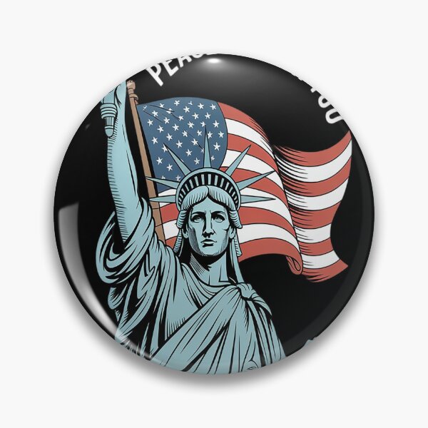 Item preview, Peace Be With You All Pope Leo XIV Quote Statue of Liberty designed and sold by TeamLequid.