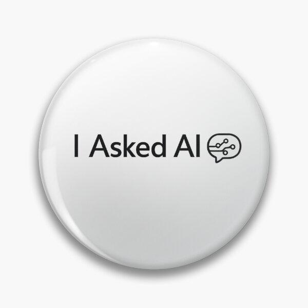 Item preview, I Asked AI Shirt – Minimal Tech Humor Artificial Intelligence Tee designed and sold by GaliciaCity.