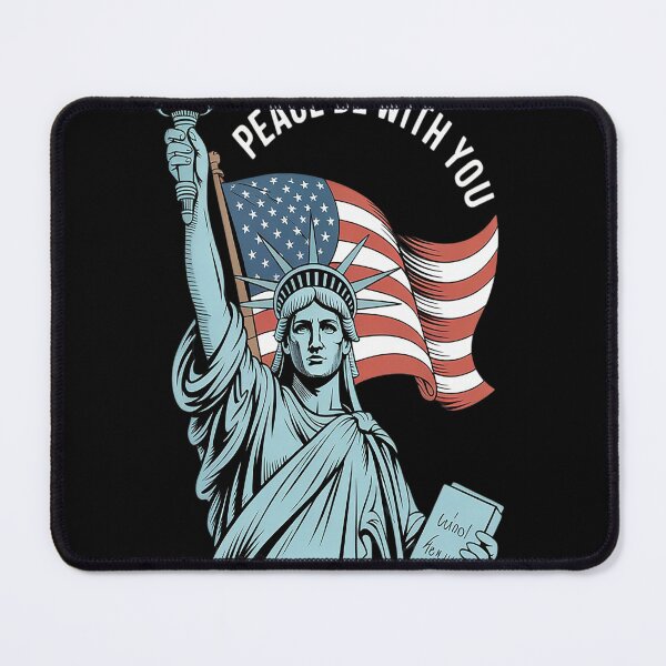 Item preview, Peace Be With You All Pope Leo XIV Quote Statue of Liberty designed and sold by TeamLequid.