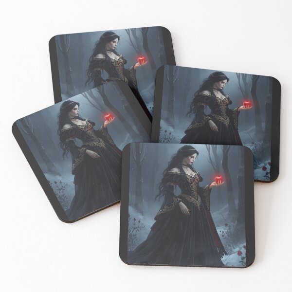 Item preview, Snow White & The Poisoned Apple — Dark Gothic Fantasy Art designed and sold by PolarisQuill.