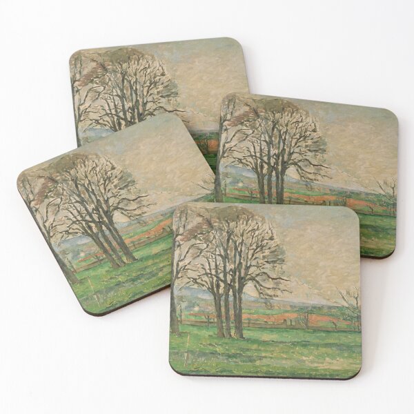 Item preview, The Bare Trees at Jas De Bouffan by Paul Cézanne: Quiet Rural Landscape designed and sold by artofuniverse.