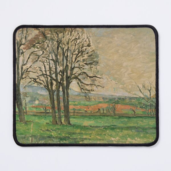 Item preview, The Bare Trees at Jas De Bouffan by Paul Cézanne: Quiet Rural Landscape designed and sold by artofuniverse.