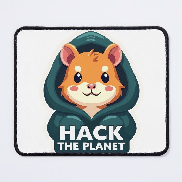 Item preview, Hacker Hamster designed and sold by BysonDesigns.