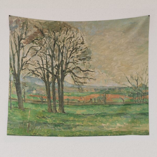 Item preview, The Bare Trees at Jas De Bouffan by Paul Cézanne: Quiet Rural Landscape designed and sold by artofuniverse.