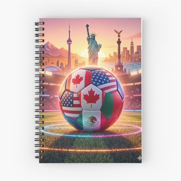 Item preview, North America Soccer 2026 – USA Canada Mexico Football Stadium Design designed and sold by droidtech.