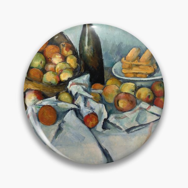 Item preview, The Basket of Apples by Paul Cézanne: Post Impressionist still life poster designed and sold by artofuniverse.