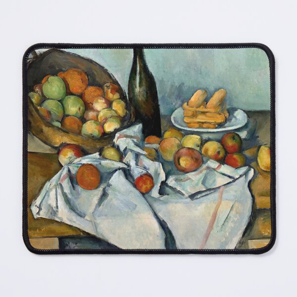 Item preview, The Basket of Apples by Paul Cézanne: Post Impressionist still life poster designed and sold by artofuniverse.