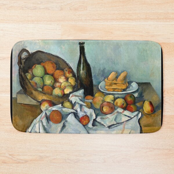 Item preview, The Basket of Apples by Paul Cézanne: Post Impressionist still life poster designed and sold by artofuniverse.