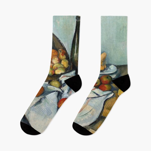 Item preview, The Basket of Apples by Paul Cézanne: Post Impressionist still life poster designed and sold by artofuniverse.