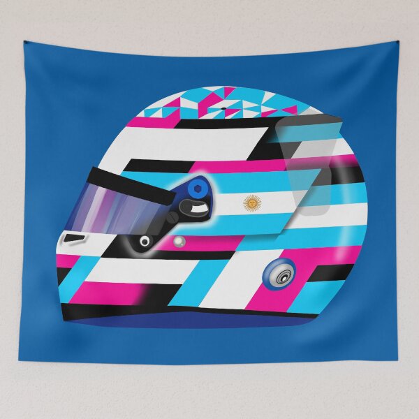 Item preview, Franco 2026 Colapinto F1 2026 helmet designed and sold by Pink Polar F1.