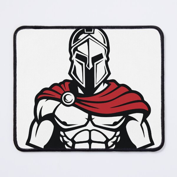 Item preview, Spartan Muscular Frontal Logo Mascot Gym designed and sold by PixelStudioBe.