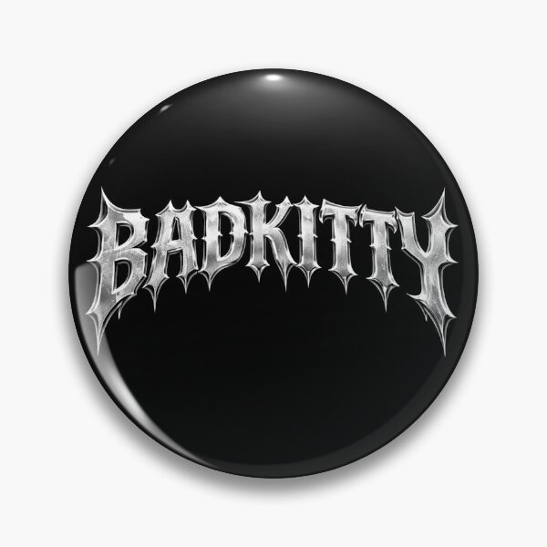 Item preview, BadKitty Gothic Metal Logo designed and sold by BADKITTY!.