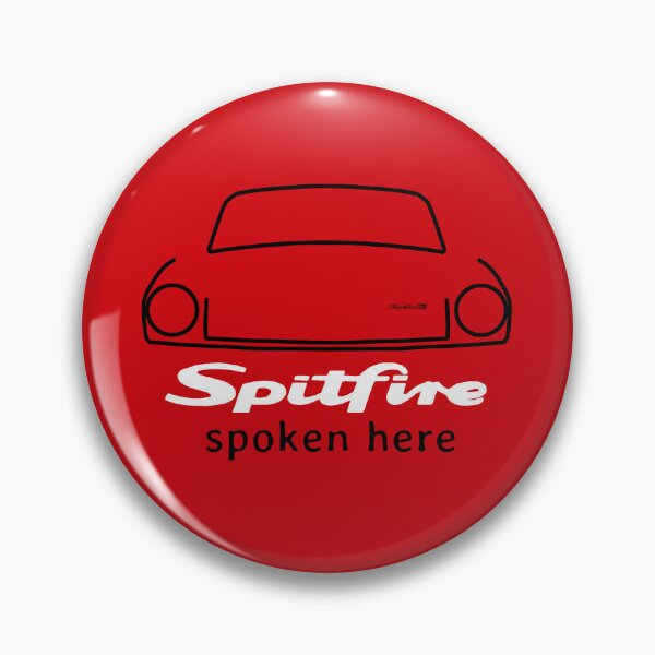 Item preview, Triumph Spitfire "spoken here" (black/white) for enthusiasts of the classic 1970s sports car designed and sold by soitwouldseem.